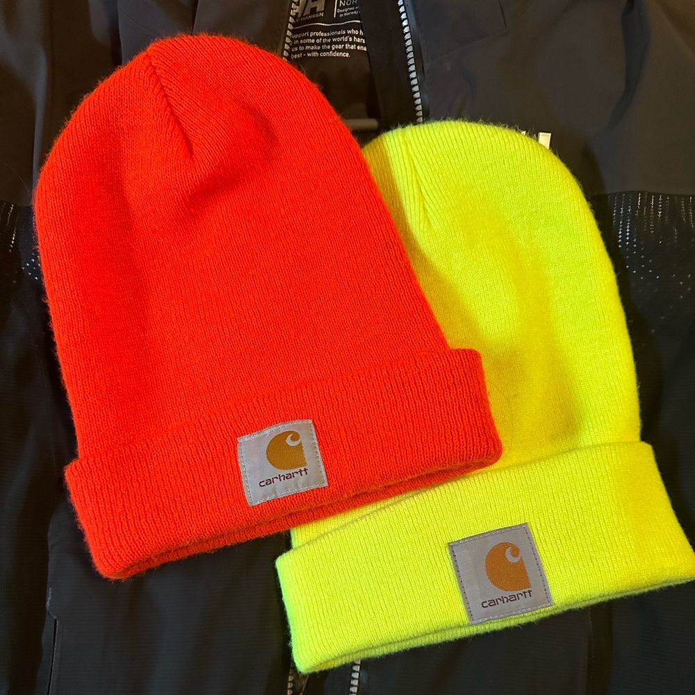 Carhartt Beanie Set - Orange and Yellow